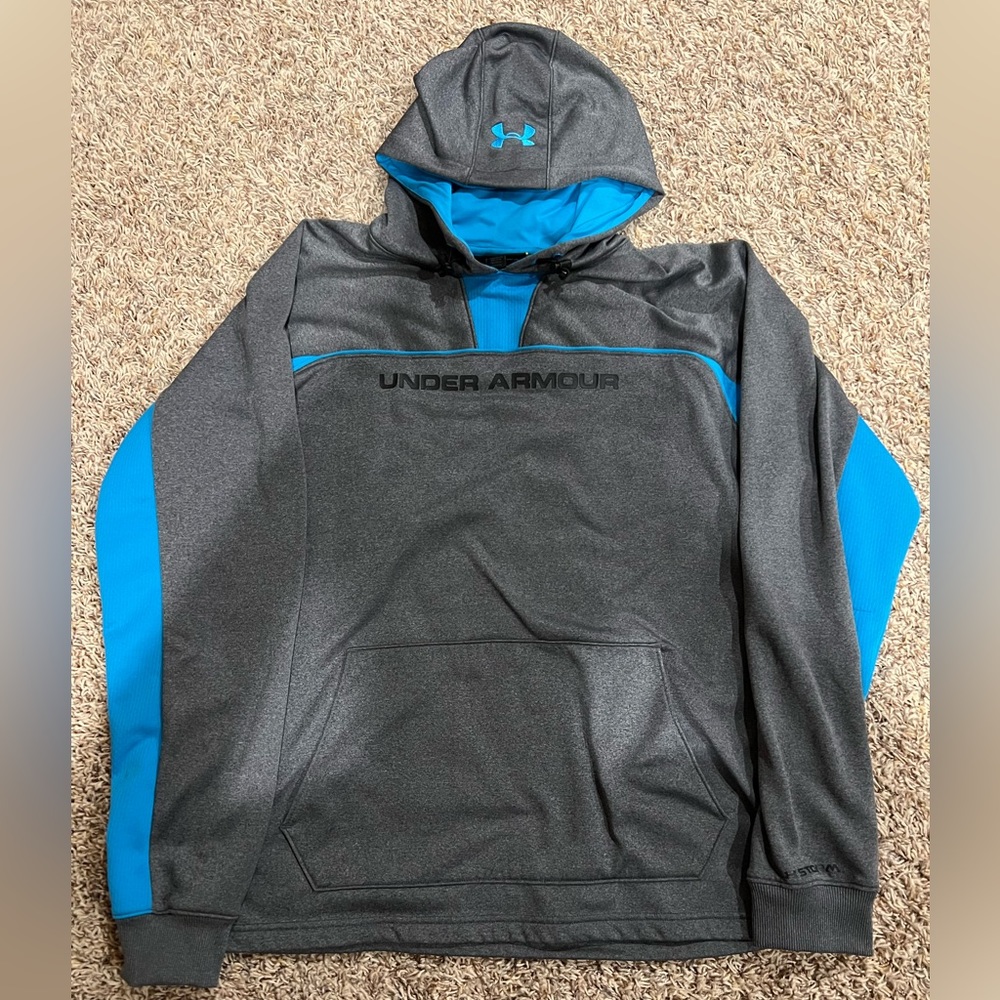 Under Armour Hoodie Blue/Gray - Size L